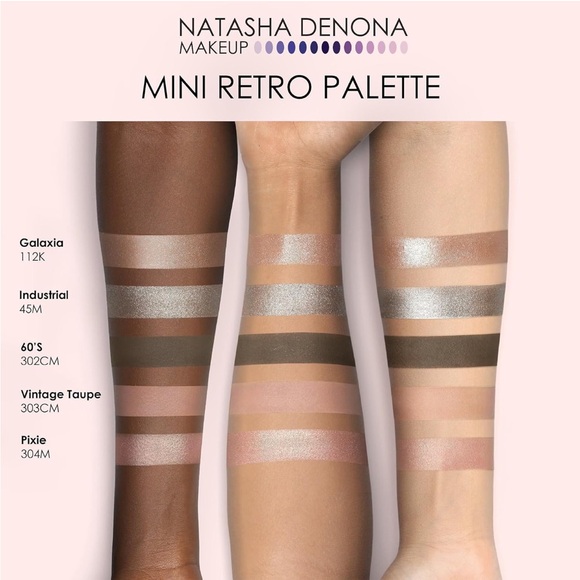 Natasha Denona Mini eyeshadows palettes in Mini Star, Mini Gold, and Mini Retro - Picture 8 of 8
